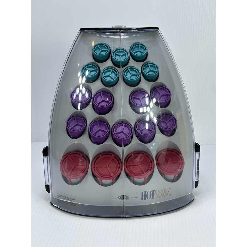 Helen Of Troy Hot Setter Hairsetters‎ Tower 20 Hot Rollers Model 1358 Working